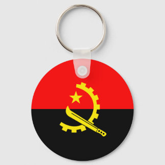 Angolas flagga nyckelring