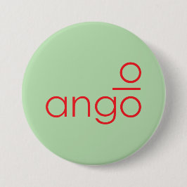 ANGOLO Abstrakt Buttons-Geometric Text Art-korrige Knapp