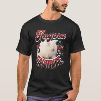 Angora är min favorit Angora Kanin Handspinning T Shirt
