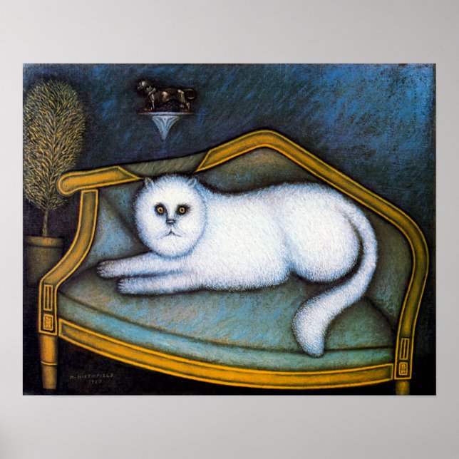 Angora cat, Morris Hirshfield Poster (Framsidan)