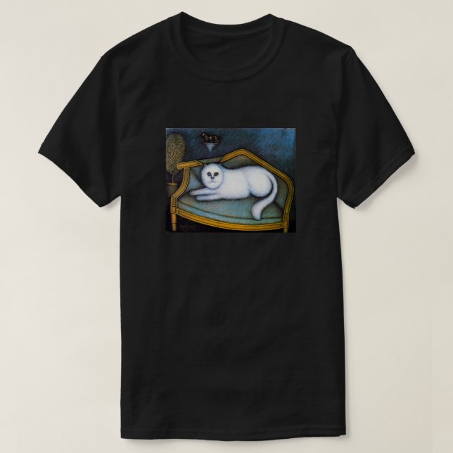 Angorakatt, Morris Hirshfield Tee (Design framsida)
