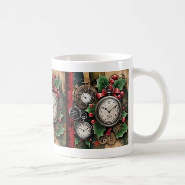 Ångpunk julkaffekopp kaffemugg (Höger)