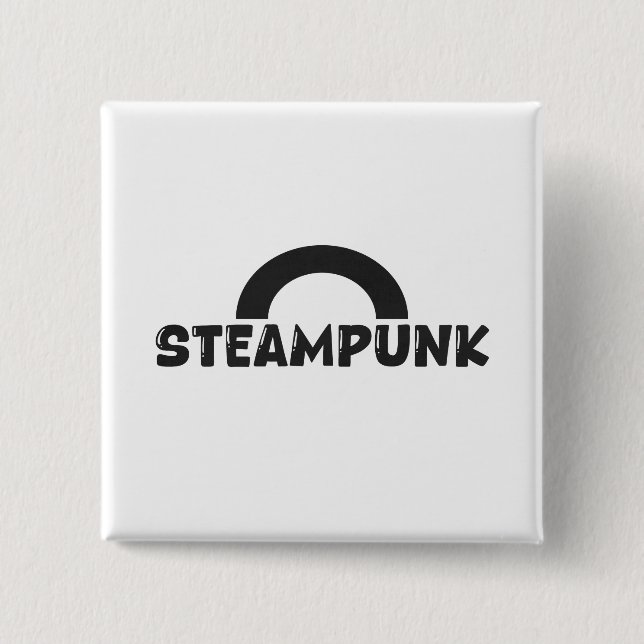 Ångpunk Minimalistisk Design Knapp (Framsida)