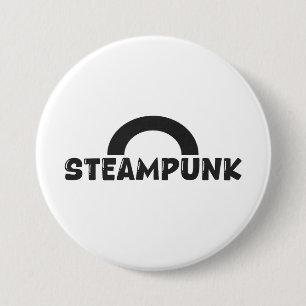 Ångpunk Minimalistisk Design Knapp