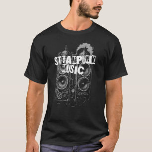 Ångpunk Musik Högtalare T Shirt