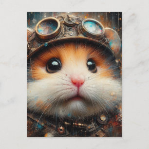 Ångpunk Syrisk Hamster Vykort