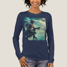 Ångpunk Viktoriansk Fantasy Vinterbudbärare T Shirt