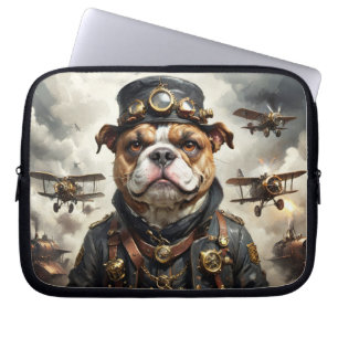 Ångpunkflygare Engelsk Bulldog Laptop Fodral