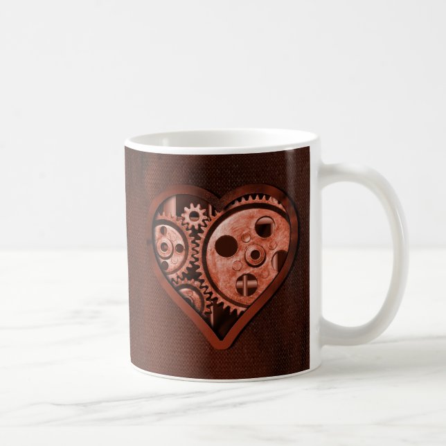 Ångpunkshjärtat Kaffemugg (Höger)