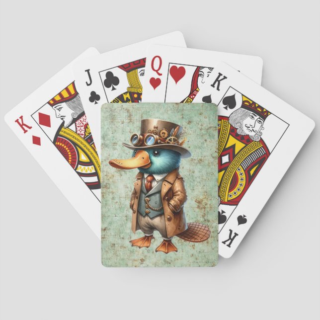 Ångpunksnäbbdjur Casinokort (Baksidan)