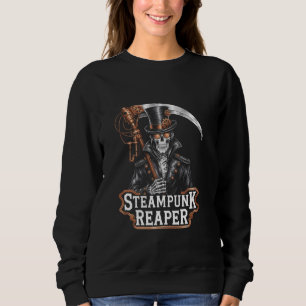 Ångpunkts Dödsgud Grim Reaper Kugghjul Topphatt Sc T Shirt