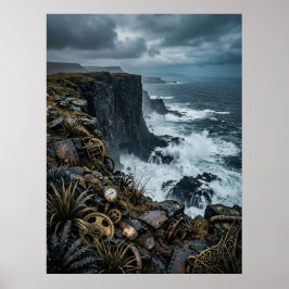 Ångpunkts Oceaniska Klippruininer Poster