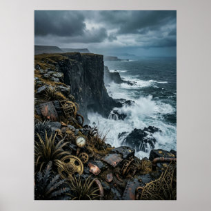 Ångpunkts Oceaniska Klippruininer Poster