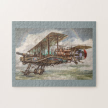 Ångpunktsfantasiflygplansillustration