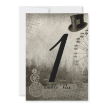 Ångpunktskarneval Topphatt Bröllops Bordnummer