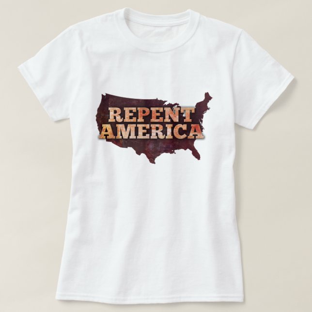 Ångra Amerika T-shirt (Design framsida)