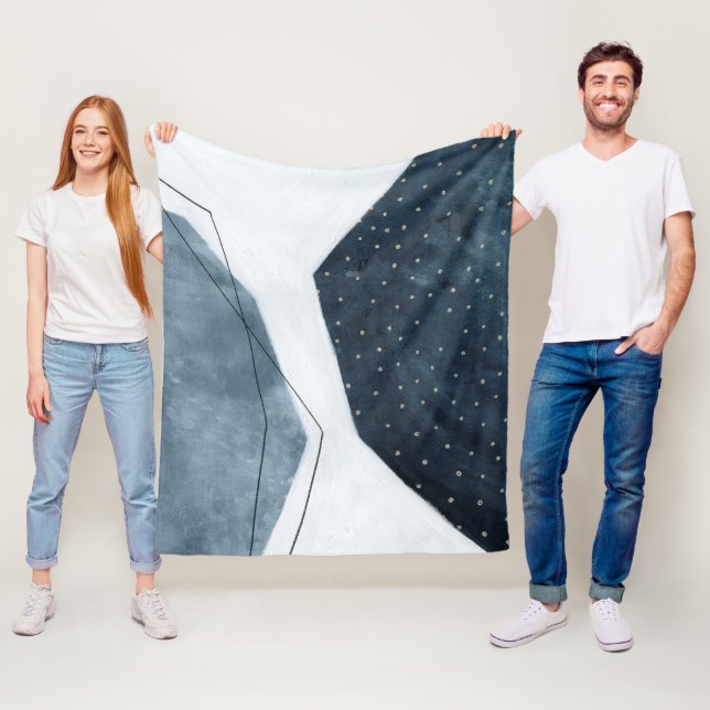 Angränsande abstraktion fleecefilt (På plats)