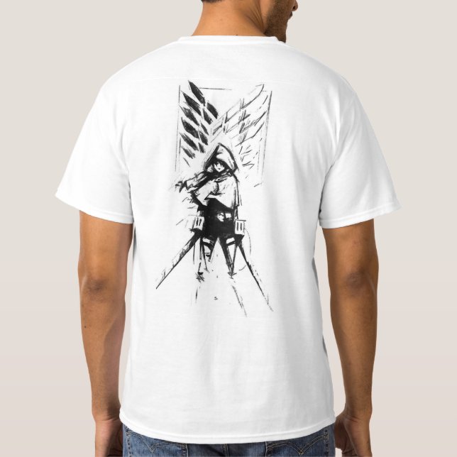 angrepp mot tianer Hoodie T Shirt (Baksida)