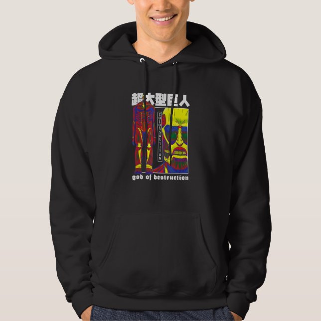 Angrepp på Titan Heat Sensor Colossal Titan Hoodie (Framsida)