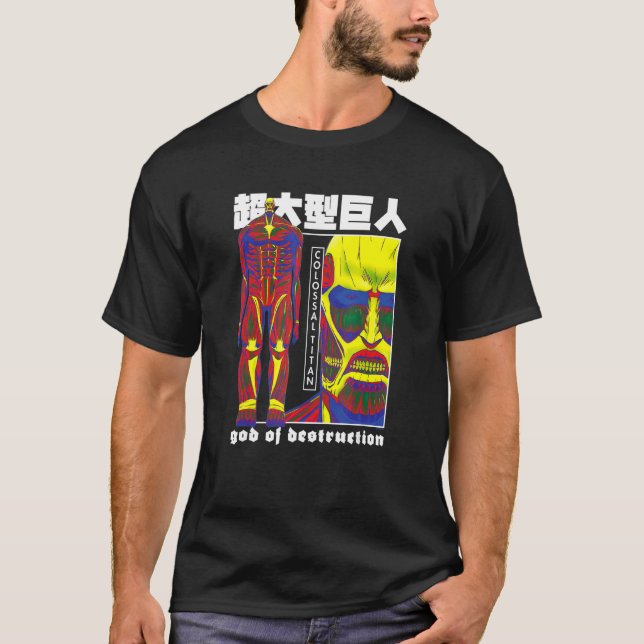 Angrepp på Titan Heat Sensor Colossal Titan T Shirt (Framsida)