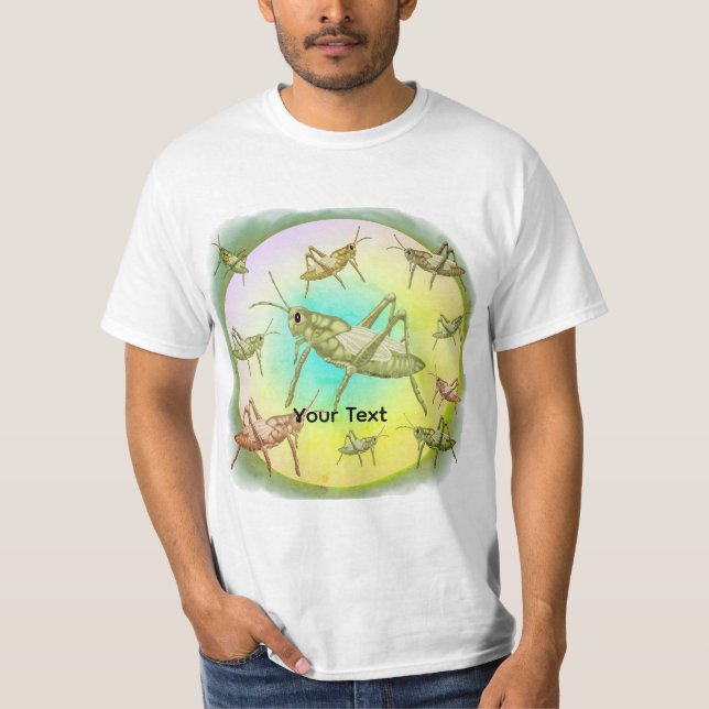 Angrip gräshoppa t-shirt (Framsida)