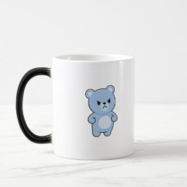 Angry Bear Minimal Kawaii Style Magisk Mugg