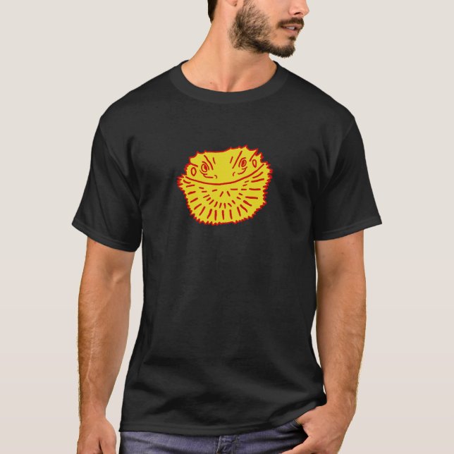 Angry Bearded Dragon Tee Shirt (Framsida)