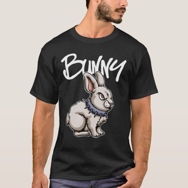 Angry Bunny streetwear  T Shirt (Framsida)