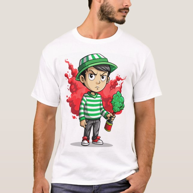 angry kid t shirt (Framsida)