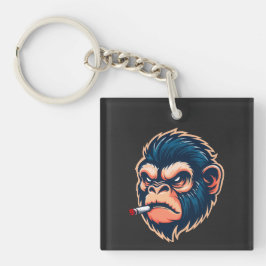 Angry Monkey Keychain