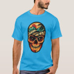 Angry Skull Lover Wild Skull Art Graphic Tee<br><div class="desc">A bold and intense angry skull design created for skull lovers who enjoy dark, edgy artwork. This wild skull art features a fierce expression that gives the design a powerful rebellious vibe. Perfect for fans of gothic style, rock and metal aesthetics, biker culture, and anyone who appreciates striking skull graphics...</div>