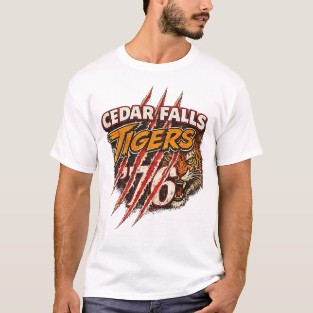 Angry Tiger T Shirt (Framsida)