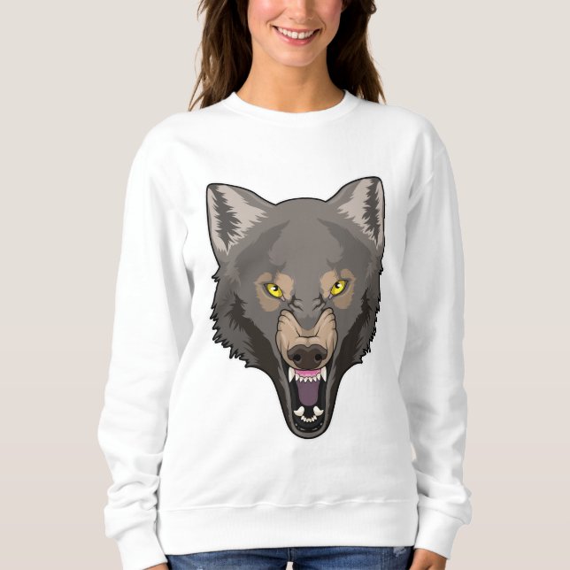 Angry Wolf T Shirt (Framsida)