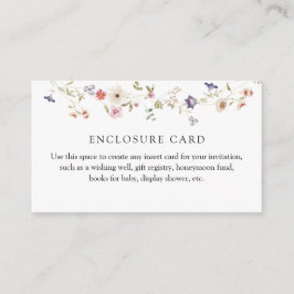 Ängsblomma Anpassad Kuvertkort Tilläggskort