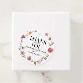 Ängsblomma Boho Gåvokort Gåvor Etiketter
