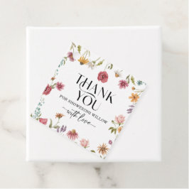 Ängsblomma Boho Present Tag Gåvor Etiketter