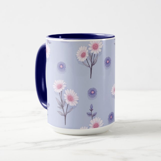 Ängsblommor med sagostyrka mugg (Framsida vänster)