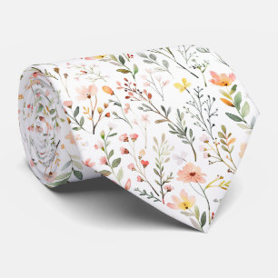 Ängsblommor Mönster Slips