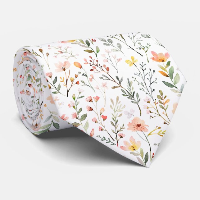 Ängsblommor Mönster Slips (Rullad)