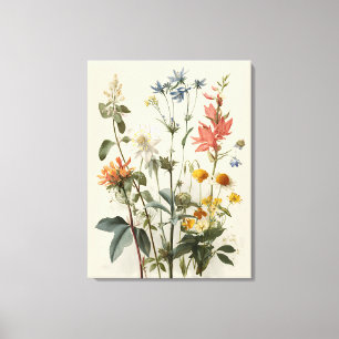Ängsblomsbukett Canvastryck