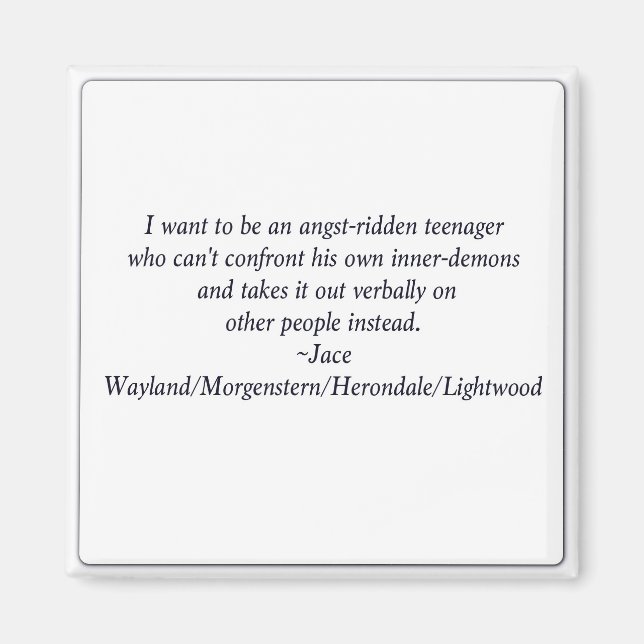 Angst-Ridden Teenager Magnet (Framsidan)