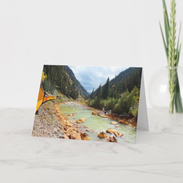 Ångtåg till Durango Helgkort (Framsida)