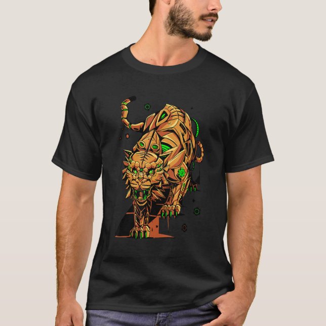 ångtiger för ångånga t shirt (Framsida)