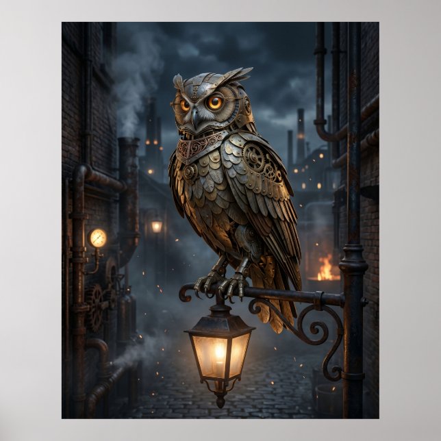 Ångugglans lykt poster (Framsidan)