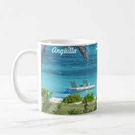 Anguilla deppighet och gröntar kaffemugg