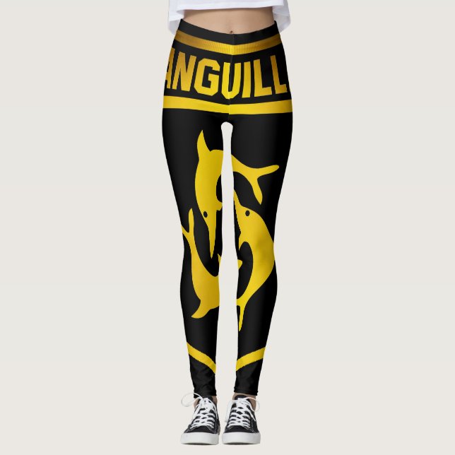 Anguilla Emblem Leggings (Framsida)