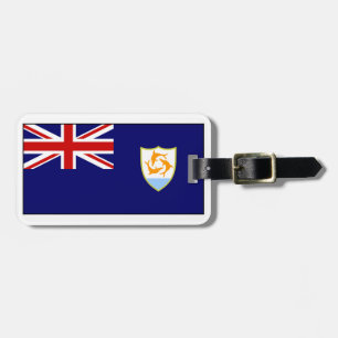 Anguilla flagga bagagebricka
