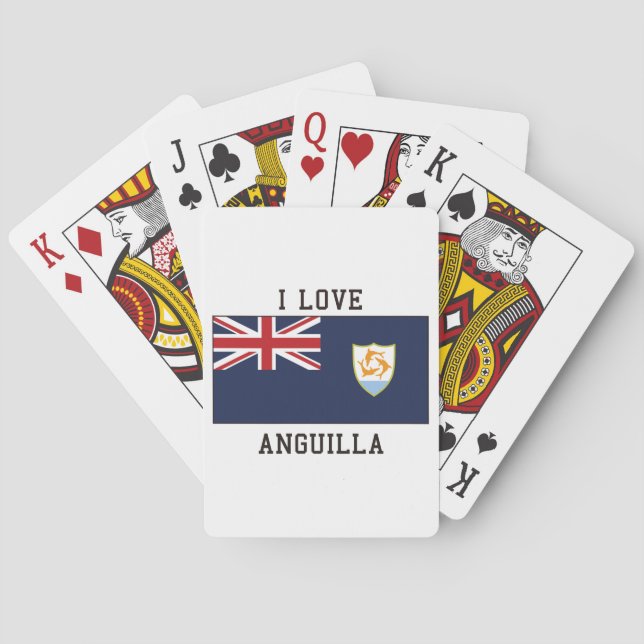 Anguilla flagga casinokort (Baksidan)