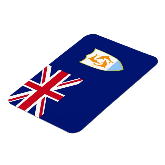 Anguilla - FLAGGA - Magnet (Vänstra Sidan)