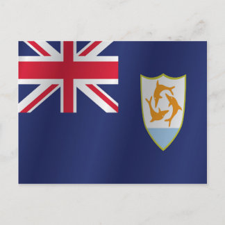 Anguilla flagga vykort